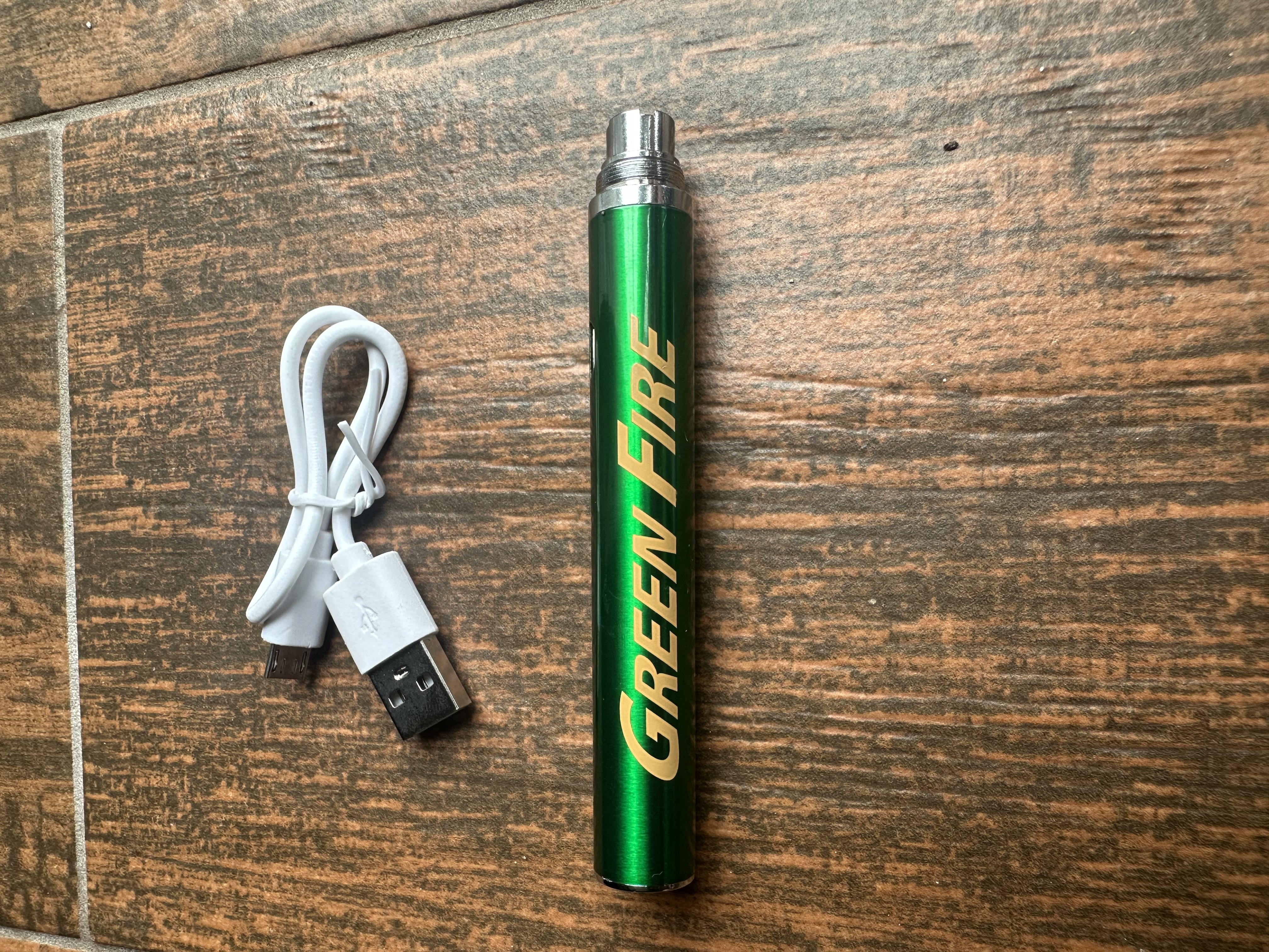 Screw-on 510 Thread Vape Battery by Green Fire