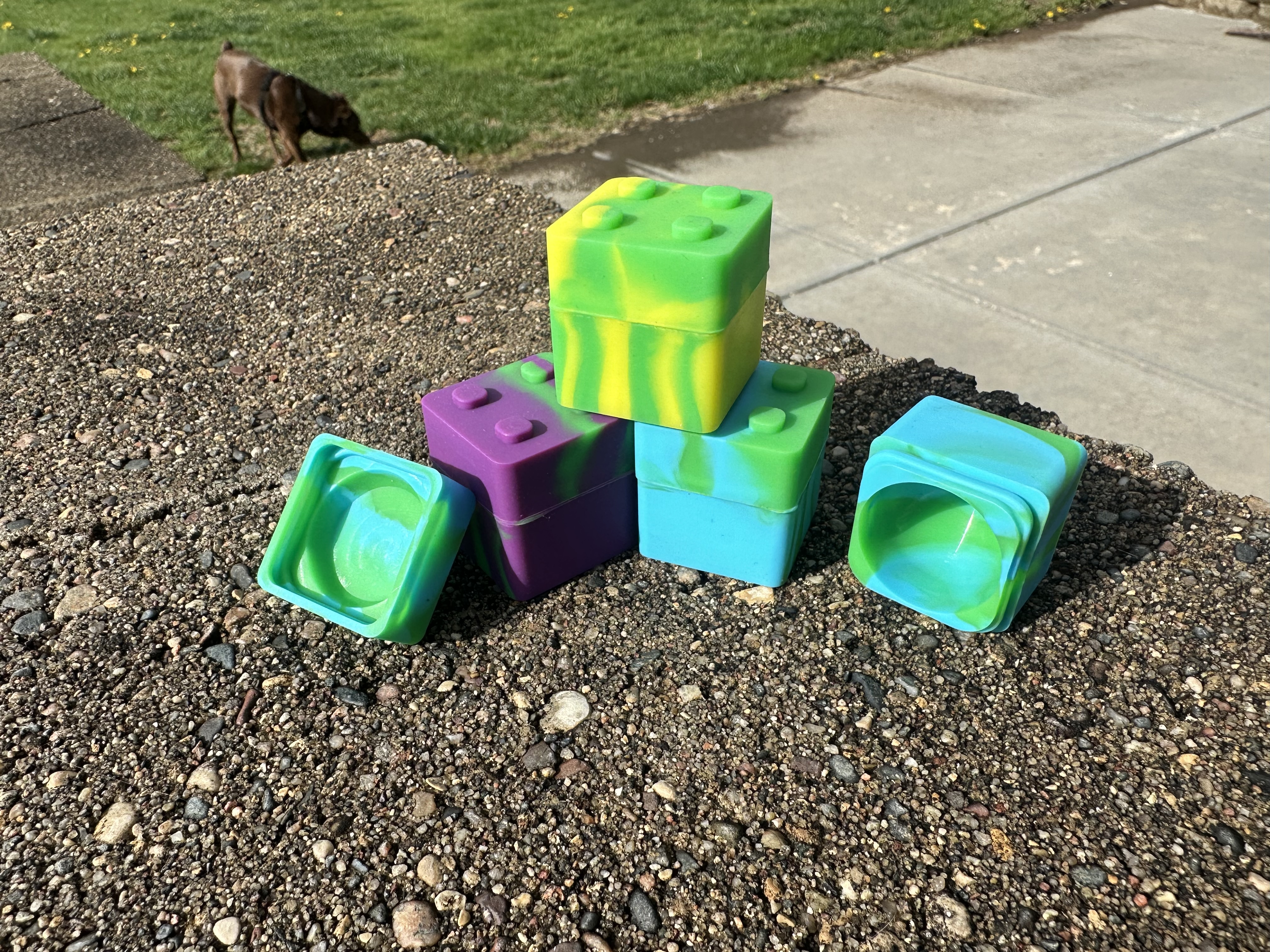 Lego Silicone Container